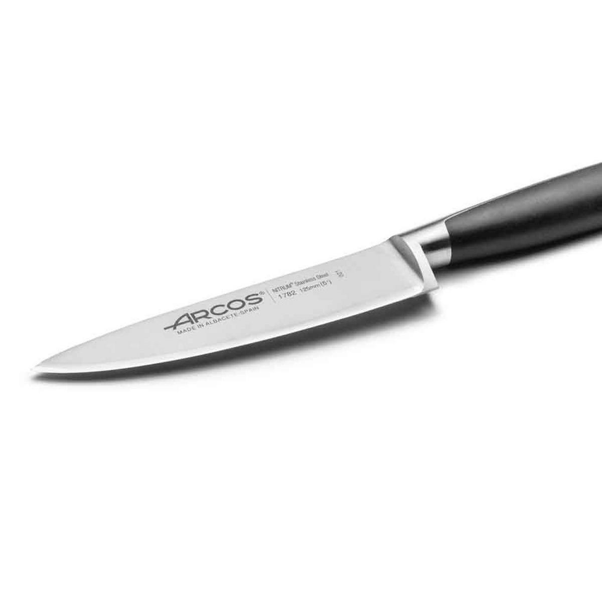 GEMÜSEMESSER Silber 22.5/3/22.5 cm 178200 - Silberfarben, Metall (22.5cm) - Arcos