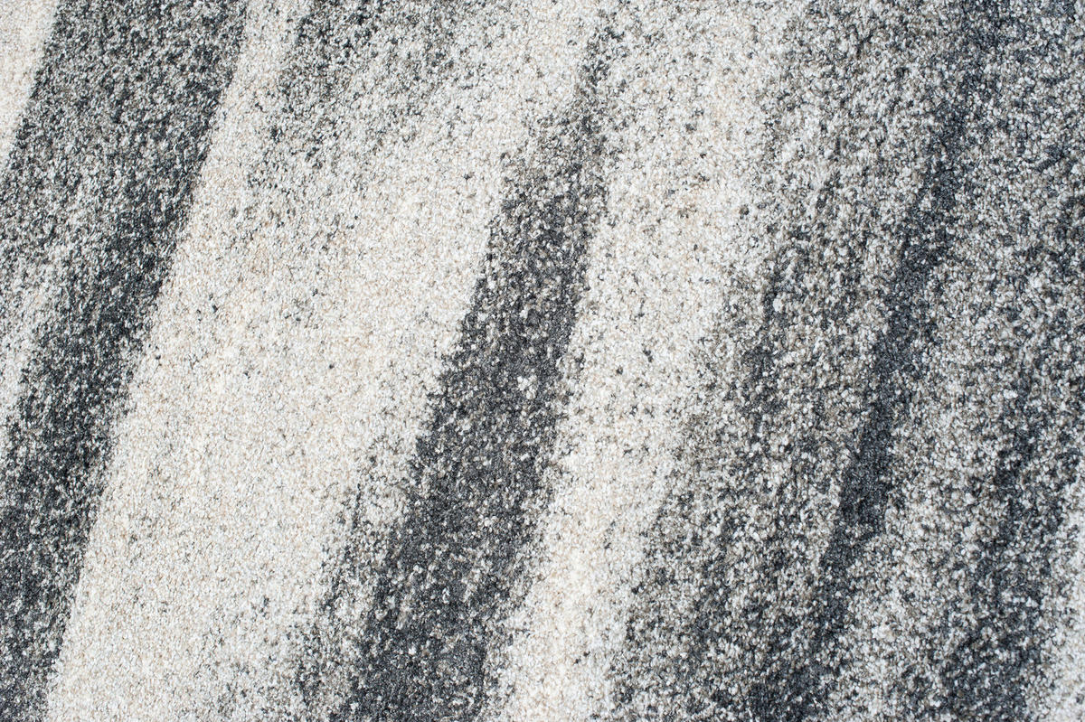 TEPPICHLÄUFER SARI dunkelgrau abstrakt 100/500 cm - Dunkelgrau, Textil (100/500cm) - Tapiso