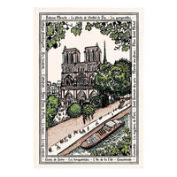 GESCHIRRTUCH Notre dame ekrü 48 x 72 cm - Weiß, Textil (48/72cm) - Winkler