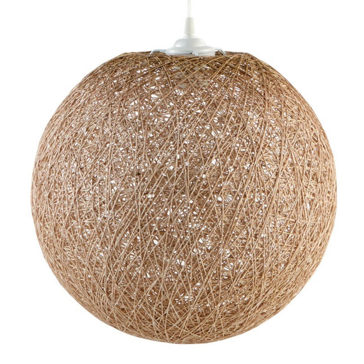 PENDELLEUCHTE BRASSI, Weiß/Beige - Beige/Weiß, Kunststoff (36/36/36cm) - KONSIMO®