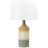 TISCHLAMPE Calvas 40/40/64 cm - Beige, Keramik (40/40/64cm) - Beliani