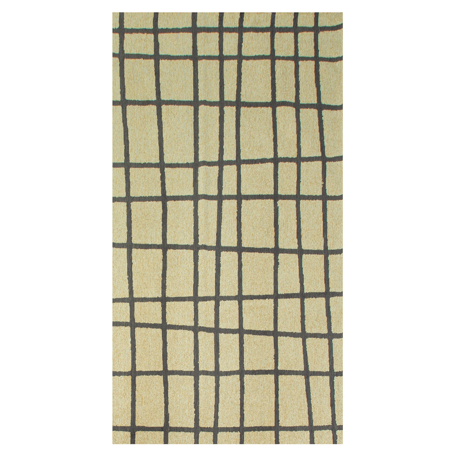 TEPPICH Caro Creamy Black 80/150 cm - Grau, Textil (80/150cm) - Lola&Moi