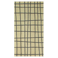 TEPPICH Caro Creamy Black 80/150 cm - Grau, Textil (80/150cm) - Lola&Moi