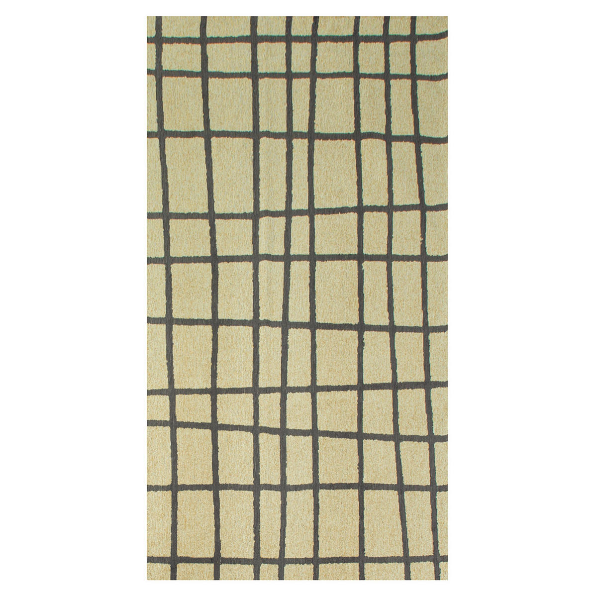 TEPPICH Caro Creamy Black 80/150 cm - Grau, Textil (80/150cm) - Lola&Moi