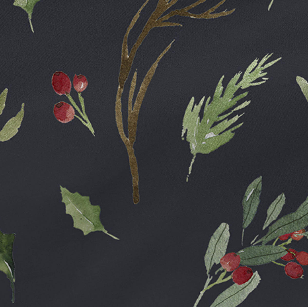 KISSENBEZUG mystical winter 60x60 cm mehrfarbig - Multicolor, Textil (60/60cm) - Happy Friday