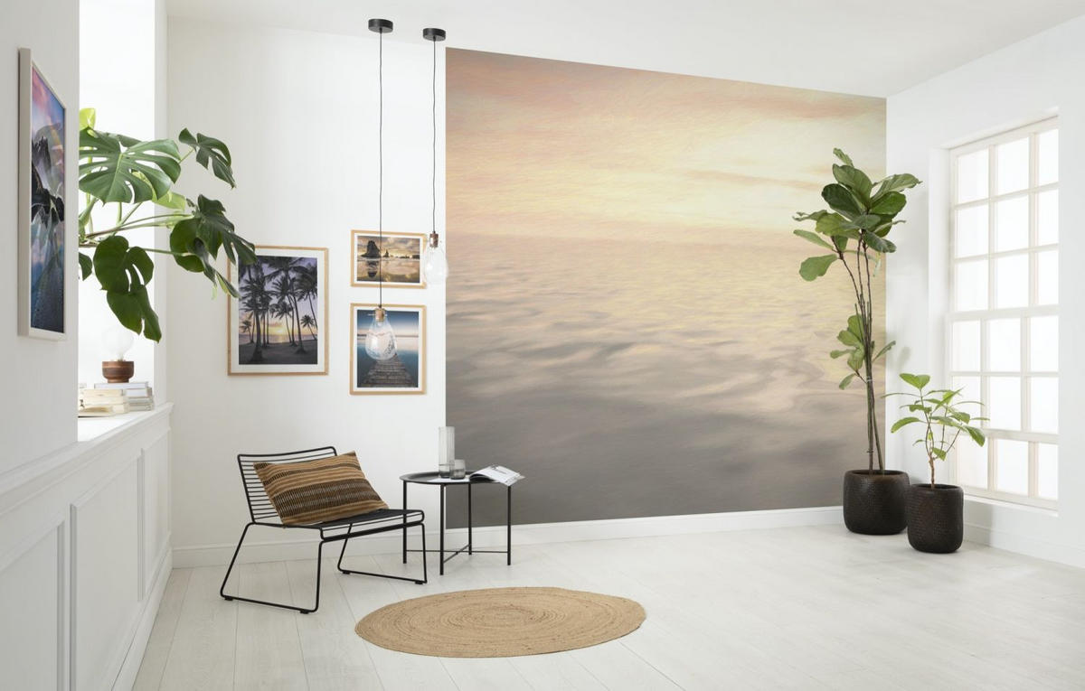 FOTOTAPETE Meer 300 x 280 cm - Pink, Papier (300/280cm) - Sanders & Sanders