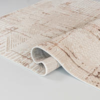 MAZOVIA TEPPICH UE68A - Beige, Braun - 140 x 200 cm - Beige/Braun, Textil (140/200cm) - Mazovia