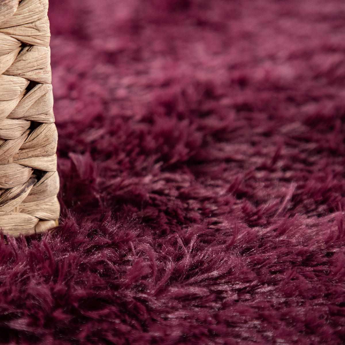 HOCHFLORTEPPICH 200/200 cm Silky 591 - Lila, Textil (200/200cm) - Paco Home