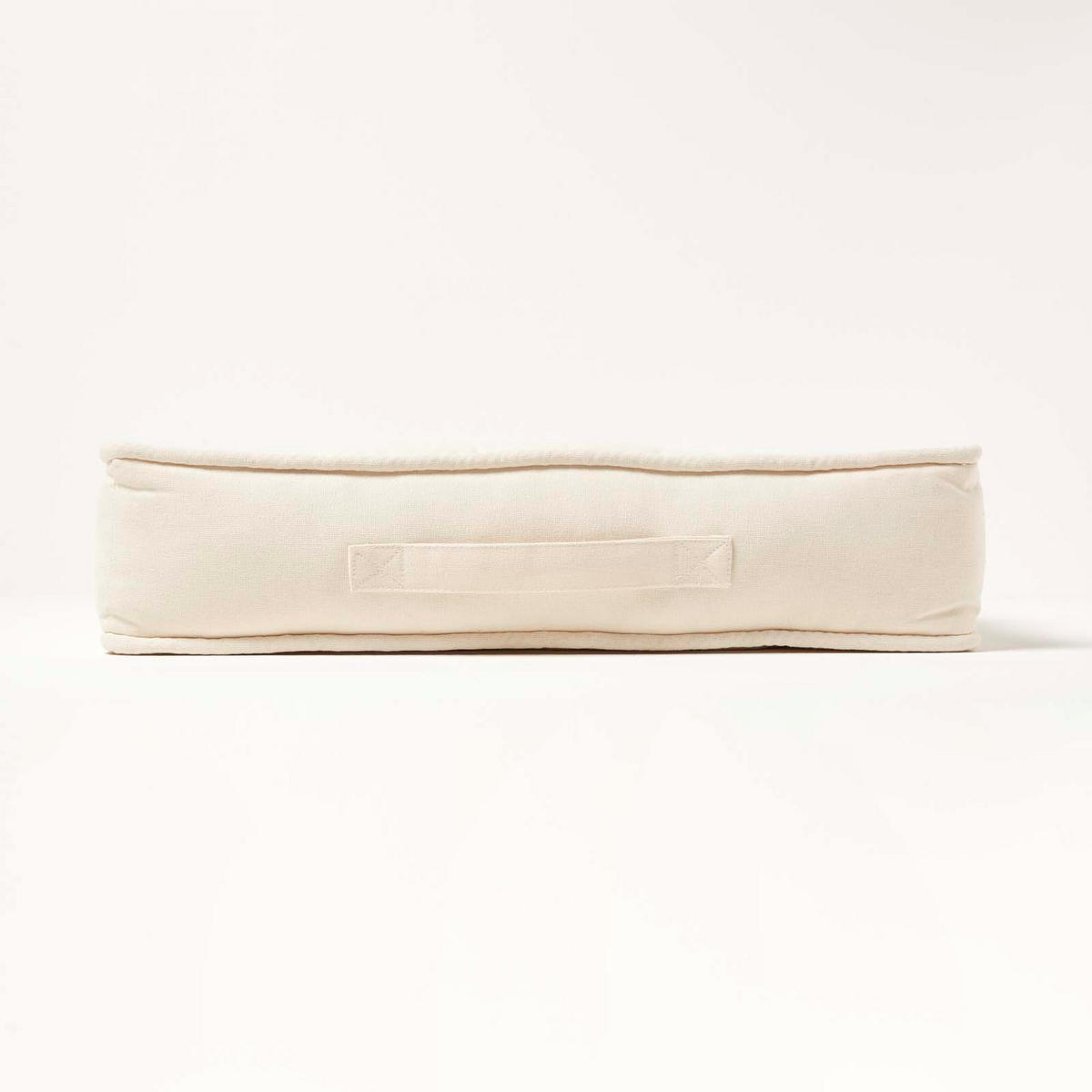 SITZKISSEN mit Aussparung creme 50/50/10 cm – Entlastungskissen, Baumwolle - Creme, Textil (50/50/10cm) - Homescapes