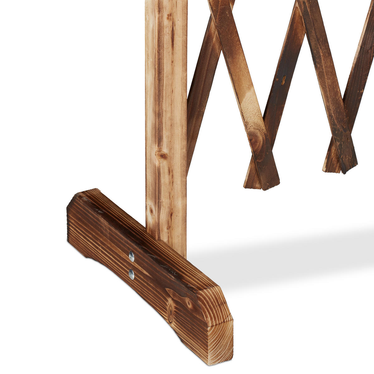 RANKGITTER - Hellbraun, Holz (185/73/28cm) - Relaxdays