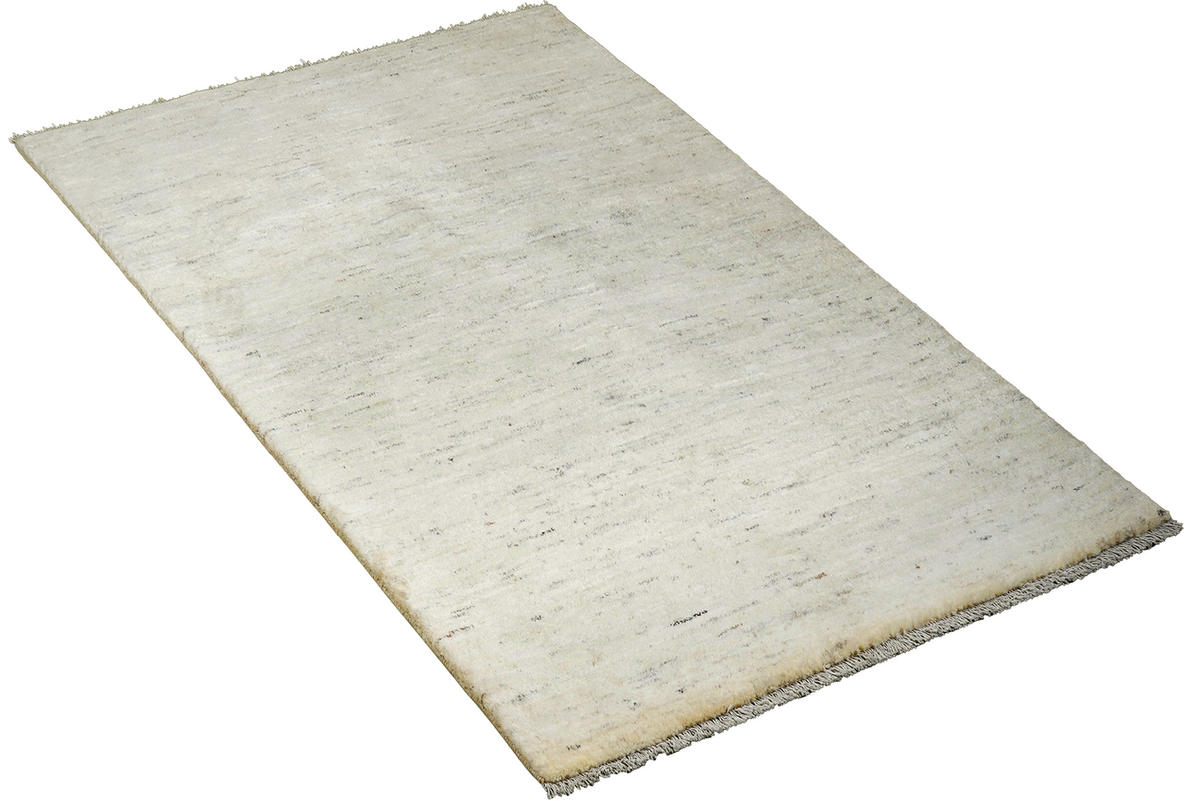 GABBEH-TEPPICH handgeknüpft Beige 200/147 cm Schurwolle - Beige, Textil (147/200cm) - Looma
