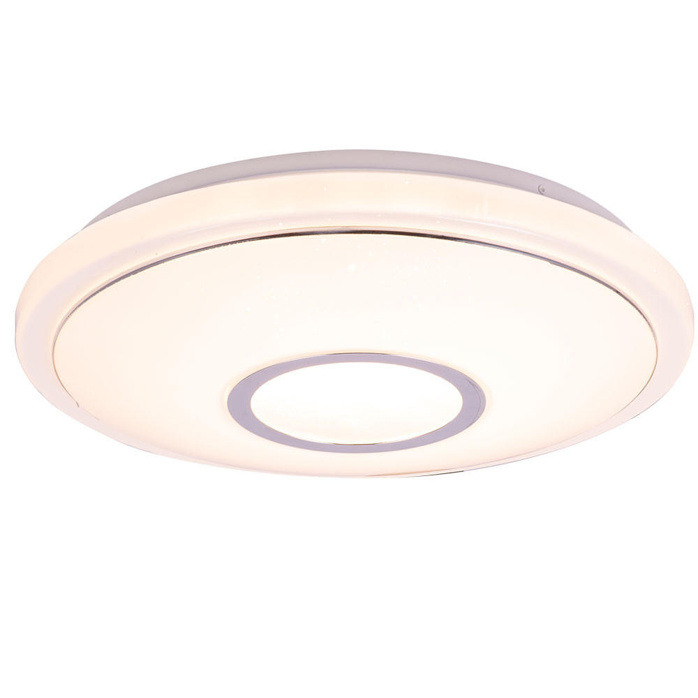 LED DECKENLEUCHTE CONNOR Acryl Weiß - Weiß, Metall (40/40/8cm) - Globo Lighting