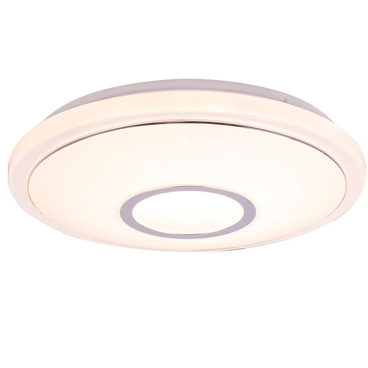 LED DECKENLEUCHTE CONNOR Acryl Weiß - Weiß, Metall (40/40/8cm) - Globo Lighting