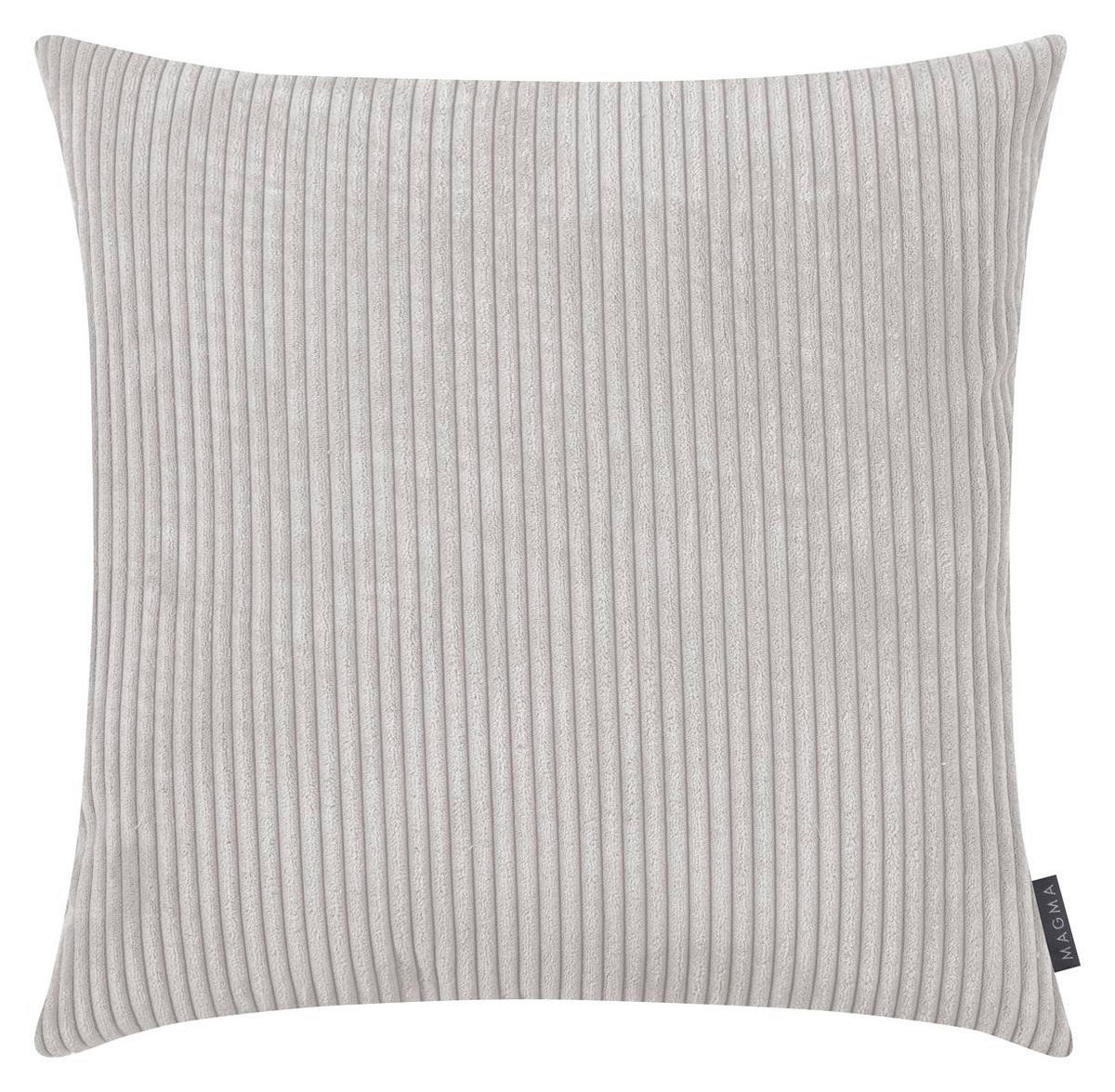 KISSENHÜLLE Shara Cord Look - Grau, Textil (60/60cm) - Magma Heimtexx