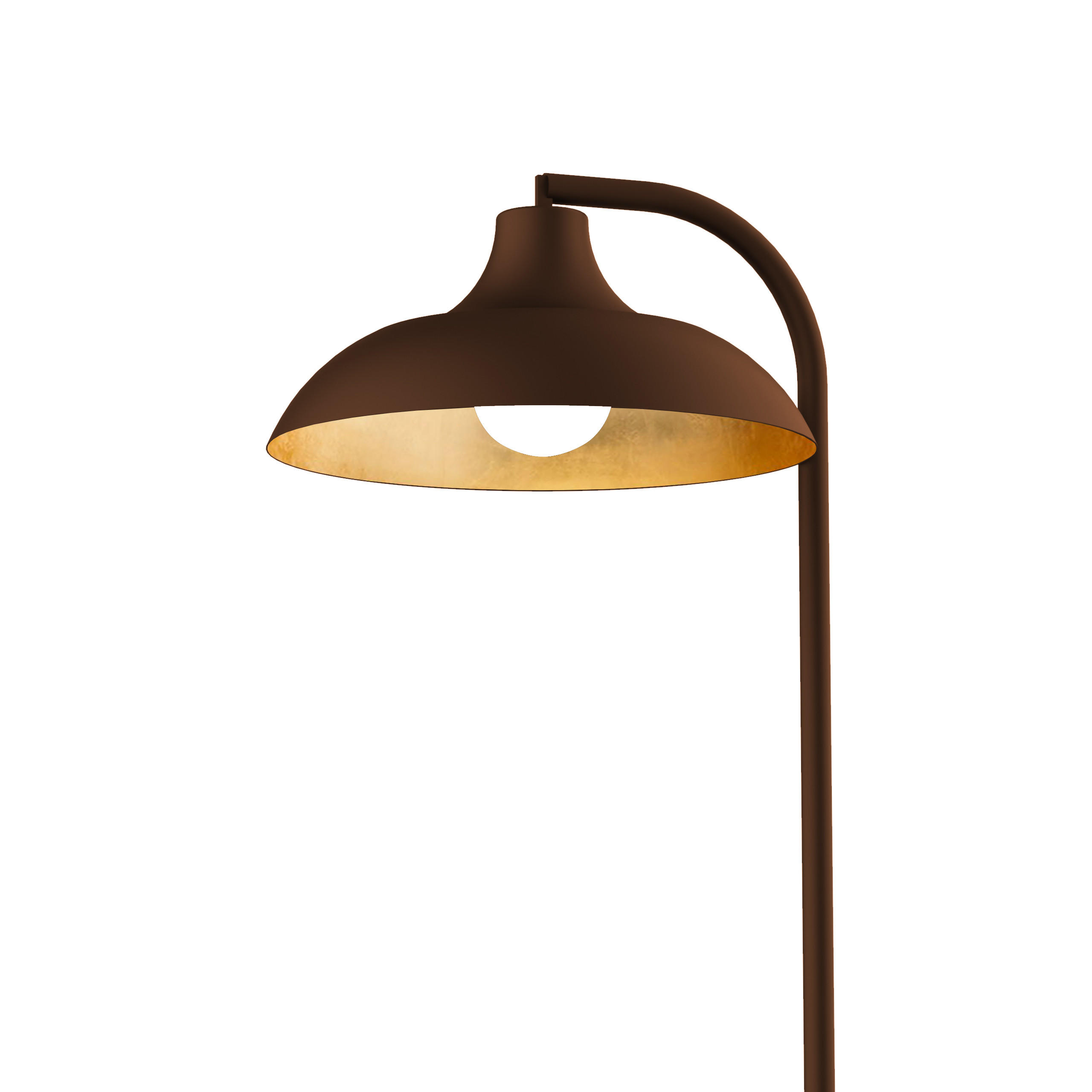 STEHLEUCHTE - Goldfarben, Metall (40/30/165cm) - Lumicom