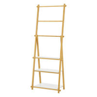 HANDTUCHSTÄNDER Lapinjärvi - Naturfarben, Holz (53/152/31cm) - [en.casa]