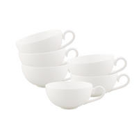 TEETASSEN Royal weiß 120 ml 6er Set - Weiß, Keramik (0.12L) - Villeroy & Boch