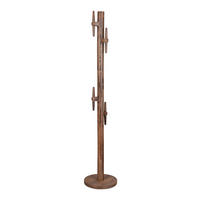 BANK Jakub Braun - Braun, Holz (32/165/32cm) - Dutchbone