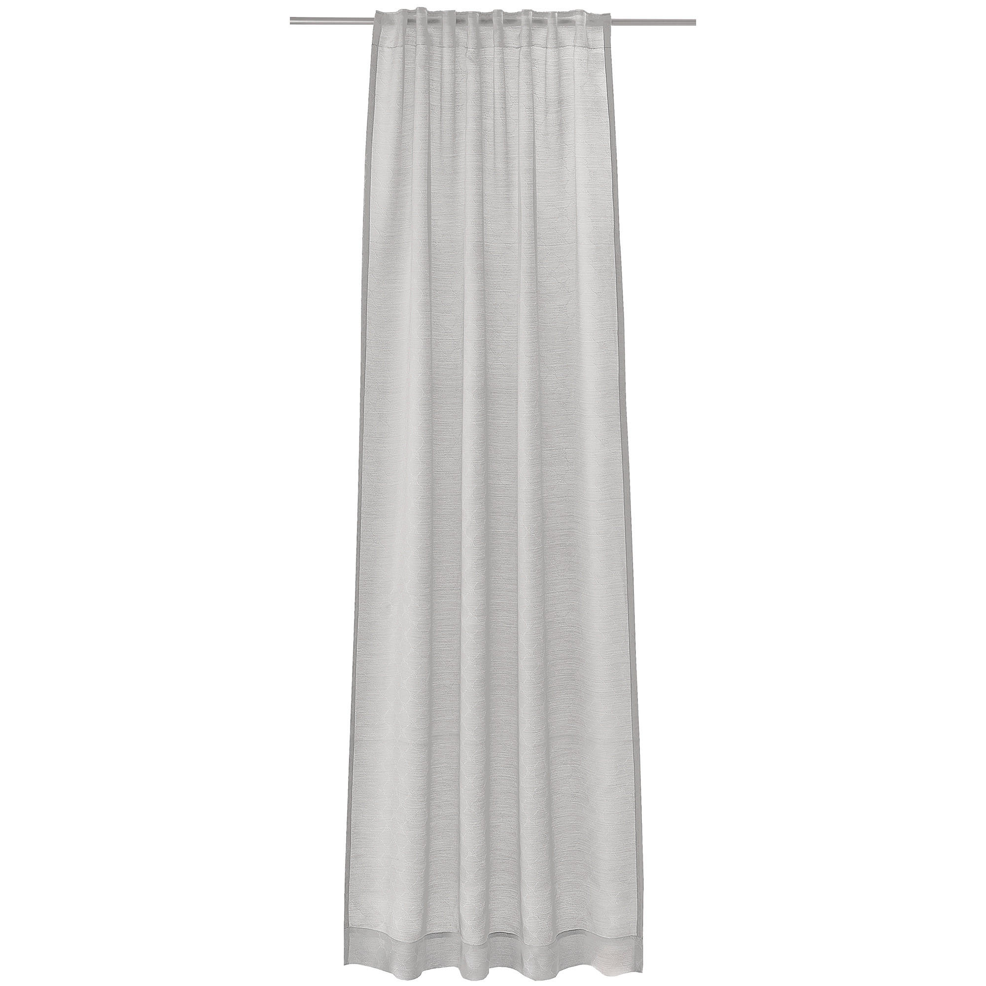 SCHLAUFENVORHÄNGE GLARE GRAU - 010 - Grau, Textil (130/250cm) - Joop!