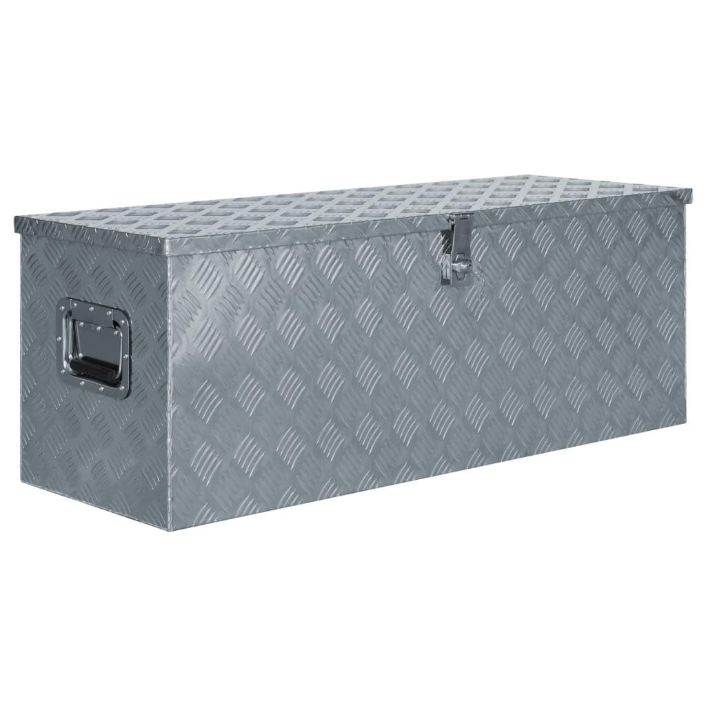 Deluke Aluminiumbox Silber 110.5x40x38.5 cm