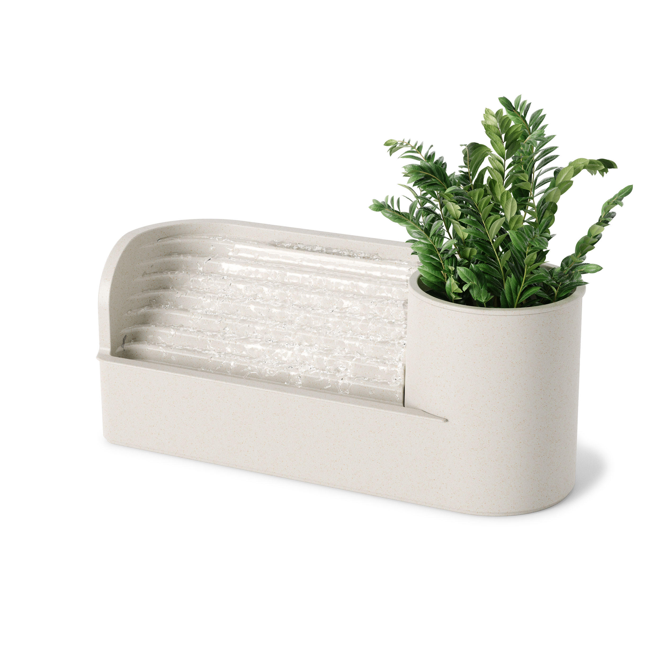 TISCHBRUNNEN Stream, Sand - Beige, Kunststoff (11/14/32cm) - Umbra