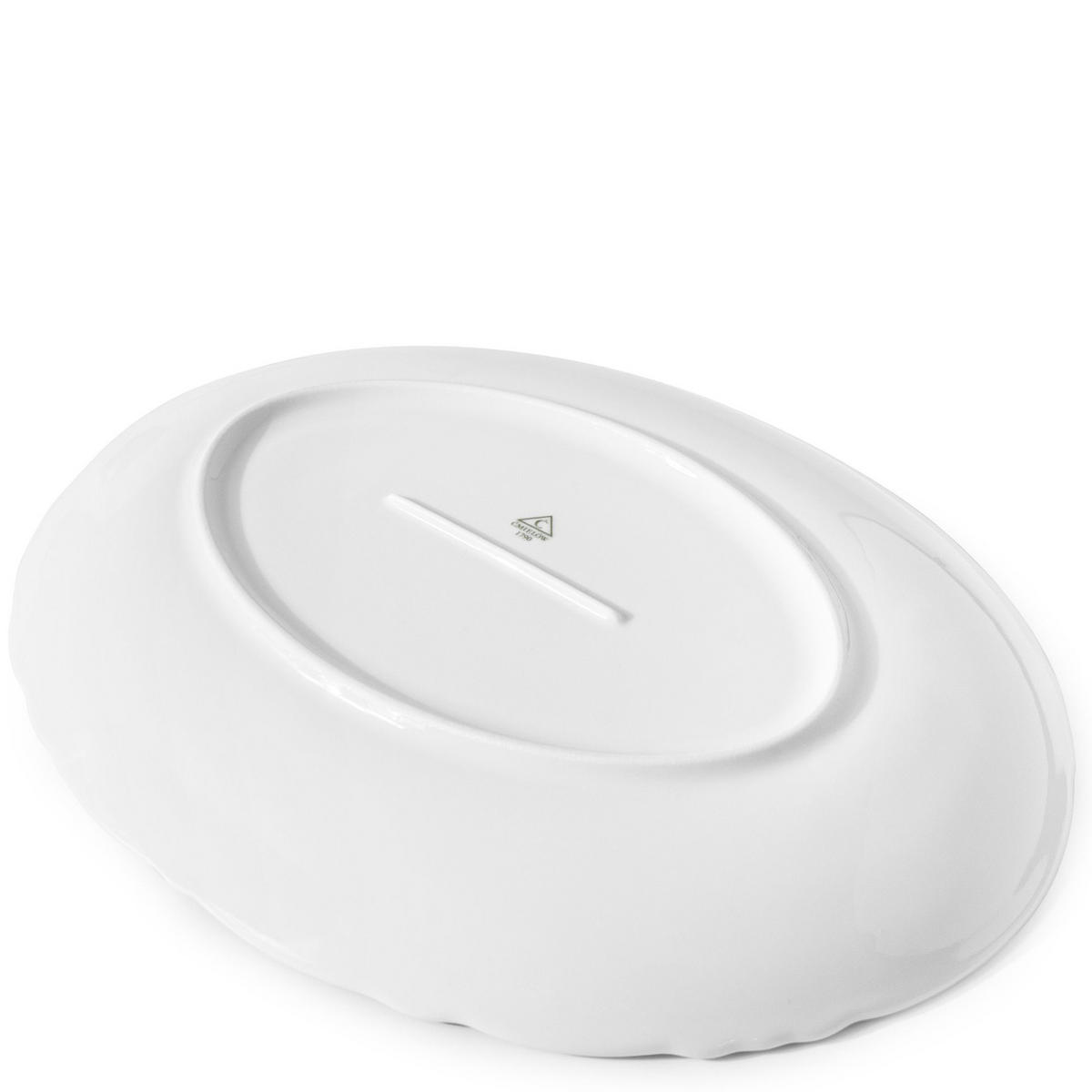 SERVIERPLATTE CMIELOW SOFIA aus Porzellan - Weiß, Keramik (34/2/34cm) - KONSIMO®