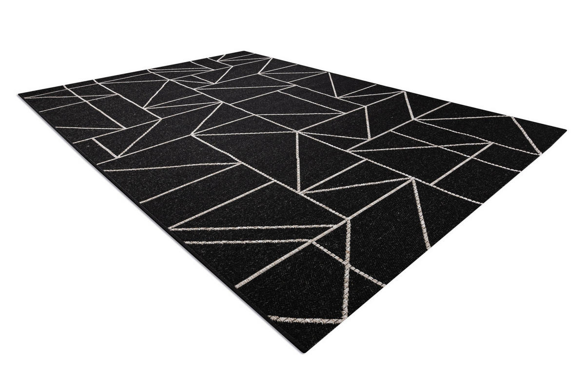 TEPPICH Floorlux 80/150 cm - Schwarz, Textil (80/150cm) - rugsX