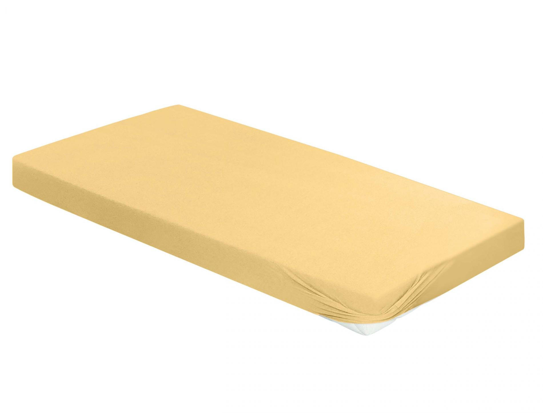 SPANNBETTTUCH ORION 0009 - Gelb, Textil (120/200cm) - Irisette