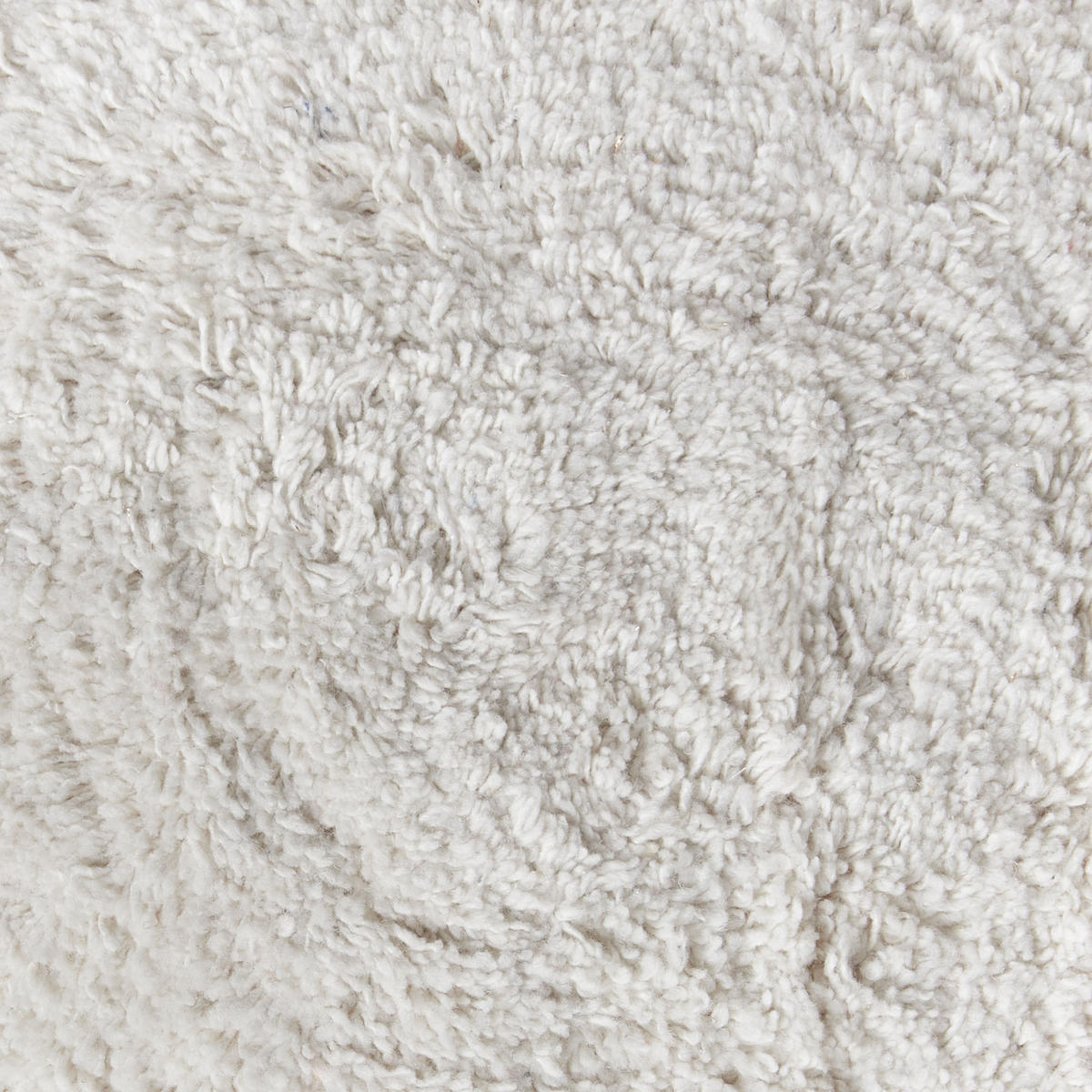 Dekokissen 2er-Set Cremeweiß 40/40 cm Thistle - Weiß/Grau, Naturmaterialen (40/40cm) - Beliani