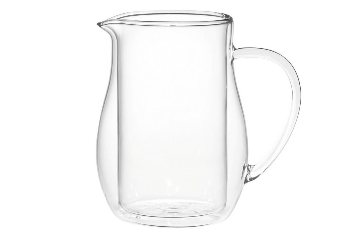 GLASKRUG doppelwandig 700 ml - Transparent, Glas (0.7L)