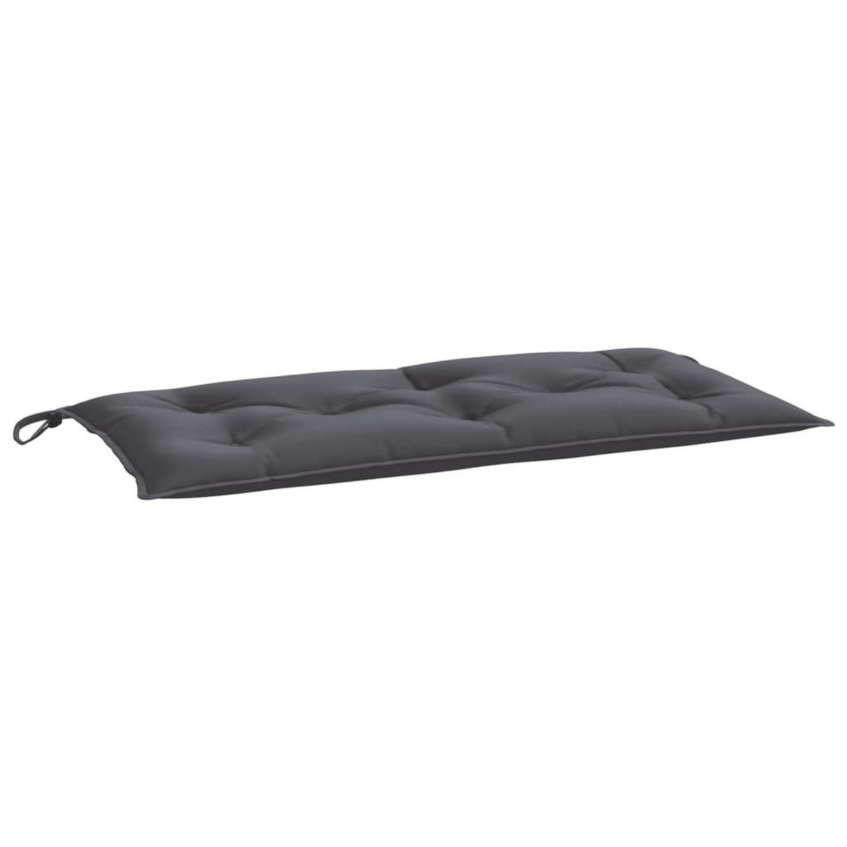 GARTENBANK-AUFLAGEN 2 Stk. Anthrazit 100/50/7 Cm Oxford-Gewebe - Anthrazit, Textil (50/7/100cm) - vidaXL