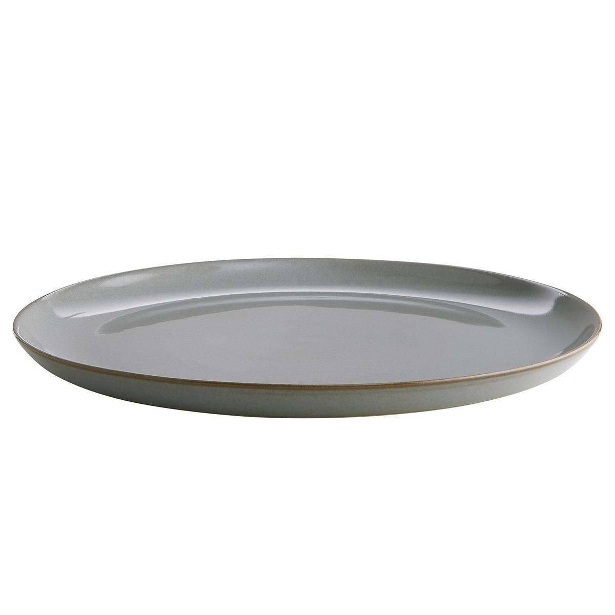 GESCHIRR-SET (12-teilig) Native - Grau, Keramik (31/36/37cm) - Butlers