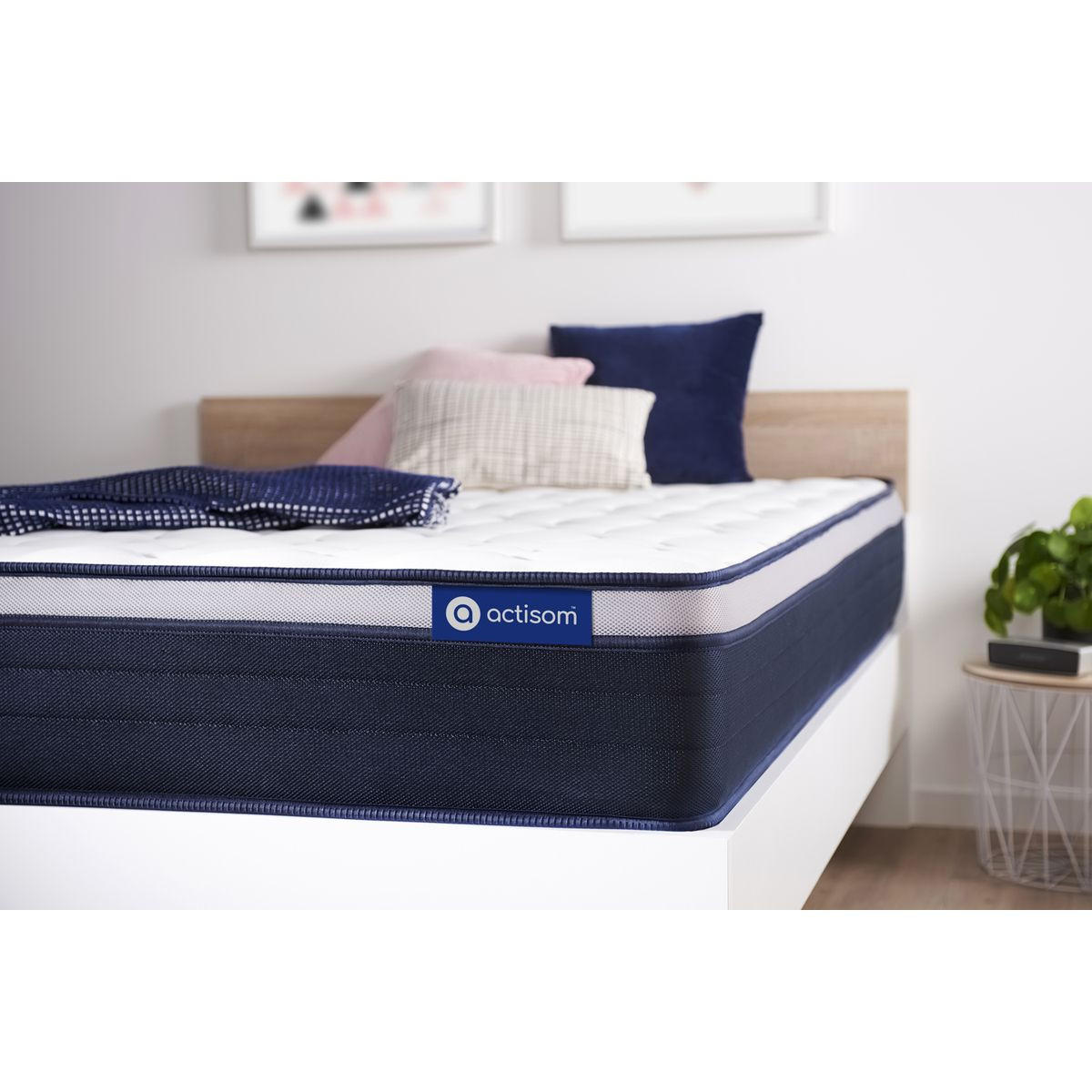 MATRATZE Actilatex max Latex und Memory-Schaum 100 x 200 cm h3 - Weiß, Textil (100/200cm) - ACTISOM