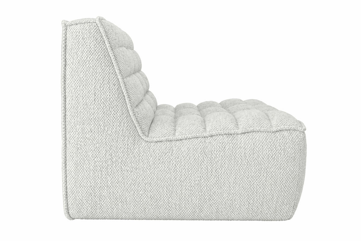 SESSEL, Loungesessel, Plüschstoff Pop, Ice, LAZY - Weiß, Holz (80/76/93cm) - Kaiser Möbel