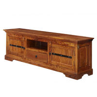 TV-BOARD Akazie 170x40x55 honig lackiert OXFORD #0324 - Braun, Holz (170/55/40cm) - Massivmoebel24