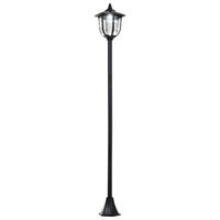 GARTENLATERNE, Schwarz, ABS (Kunststoff), Edelstahl - Schwarz, Kunststoff (26.5/26.5/177cm) - Outsunny