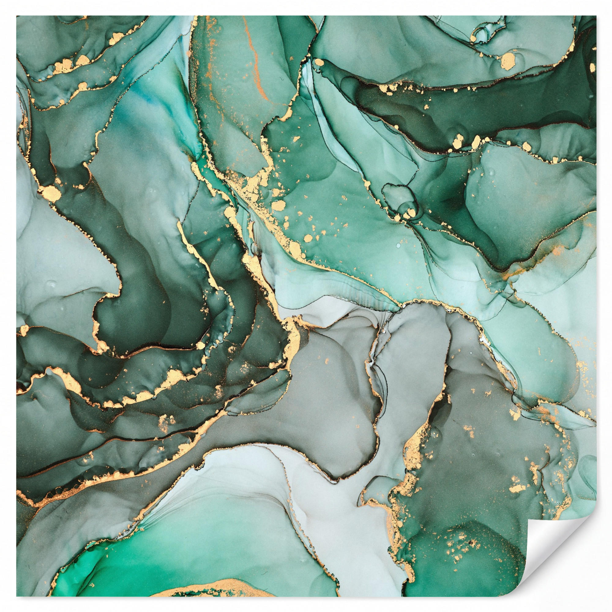OnlyWow Tapete Grün 280x300 cm