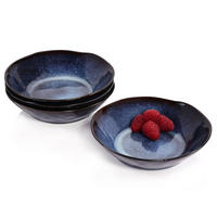 SUPPENTELLER SET TOKIO - 4 teilig aus Steingut - Dunkelblau, Keramik (19.5cm) - Sänger
