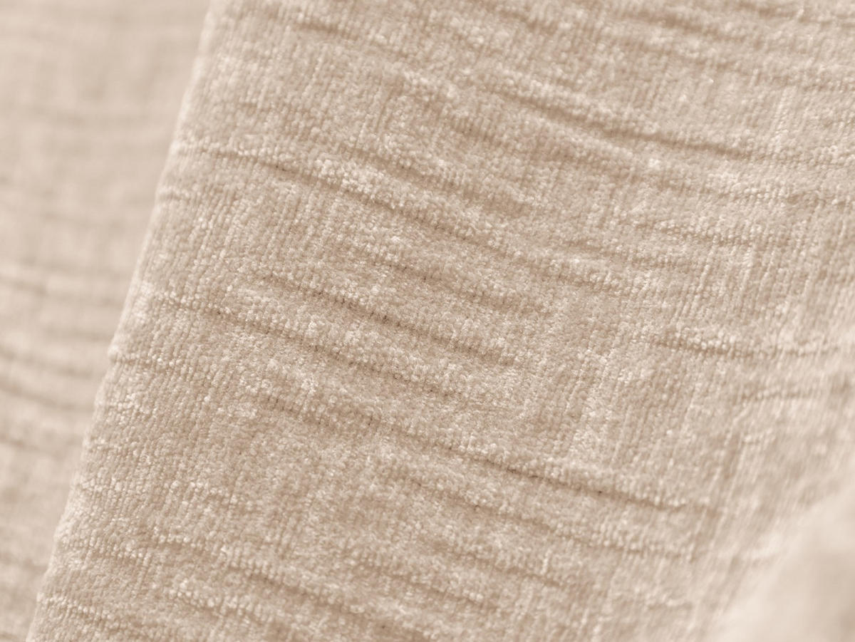 WENDBARES-ECKSOFA Kaelle aus Chenille-Stoff beige 7 Sitzplätze - Beige, Textil (286/286cm) - Micadoni