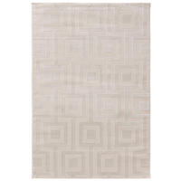 TEPPICH Claire Cream 140x200 cm - Creme, Kunststoff (140/200cm) - benuta
