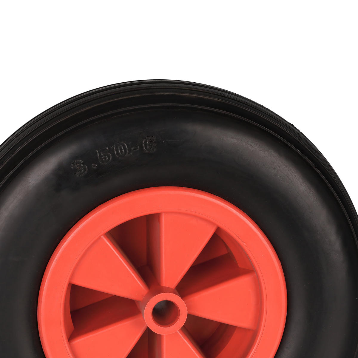 SCHUBKARRENRAD - Multicolor, Kunststoff (33/33/9cm) - Relaxdays