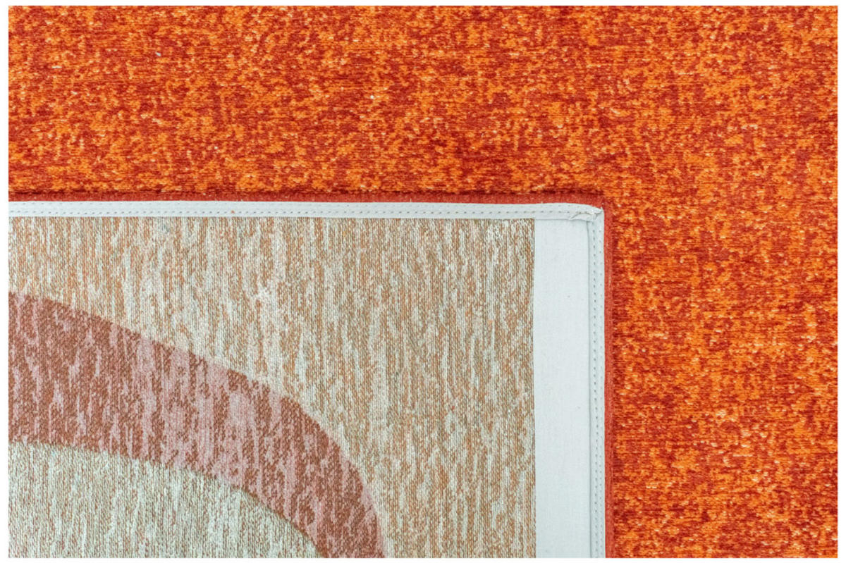TEPPICH modern Flachgewebe AGATE Orange 240 x 340 cm - Orange, Textil (240/340cm) - Novatrend