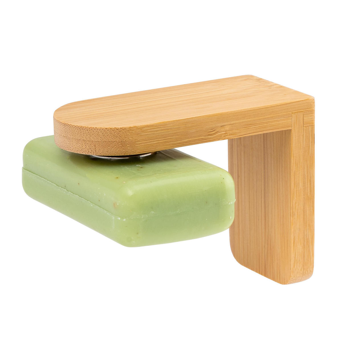 MAGNET-SEIFENHALTER, Bambus - Braun, Holz (4.5/9/7cm) - bremermann