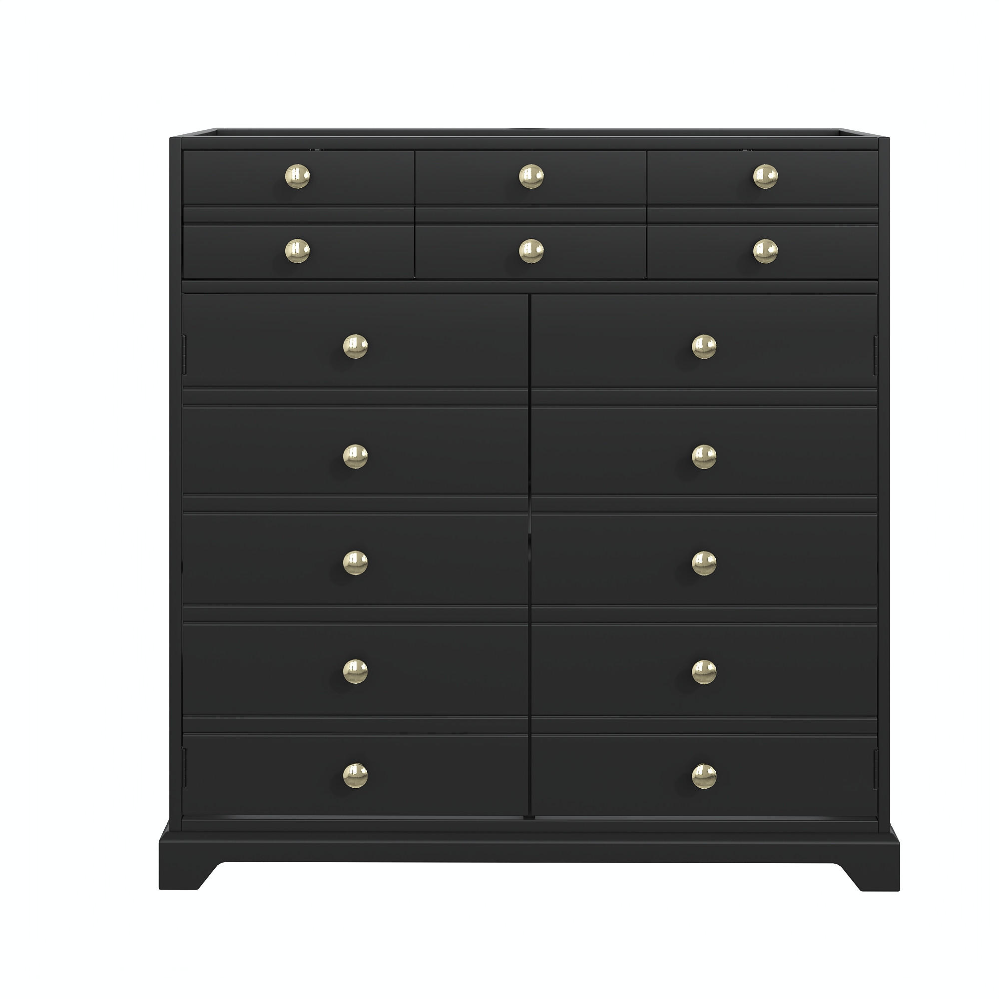 WASCHTISCH Schwarz 91.5/47/86.5 cm - Schwarz, Holz (91.5/86.5/47cm) - PANGIVO