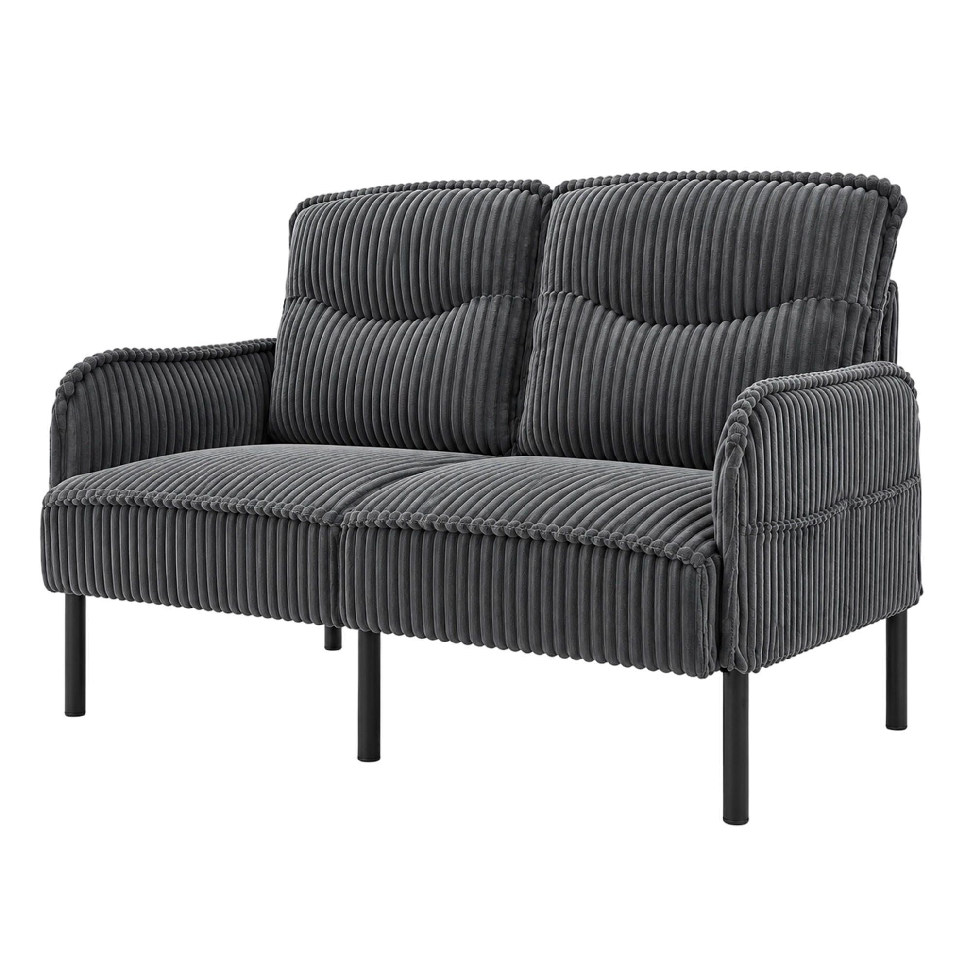 Redom 2-Sitzer Grau 73x83x122 cm