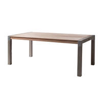 ESSTISCH Akazie 160x90x76 beige lackiert Amsterdam #113 - Beige, Holz (160/90/76cm) - Massivmoebel24