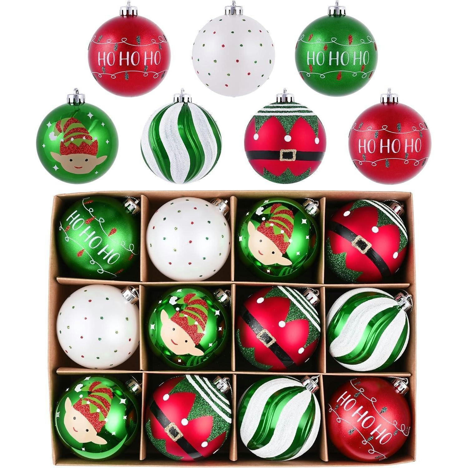 XXXLutz Christbaumkugeln Mehrfarbig 8x8x8 cm
