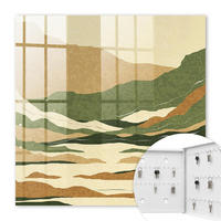 SCHLÜSSELBOX Weiß 30x30 cm – Türöffnung nach rechts - Bergfrieden - Beige, Metall (30/30/5cm) - TULUP