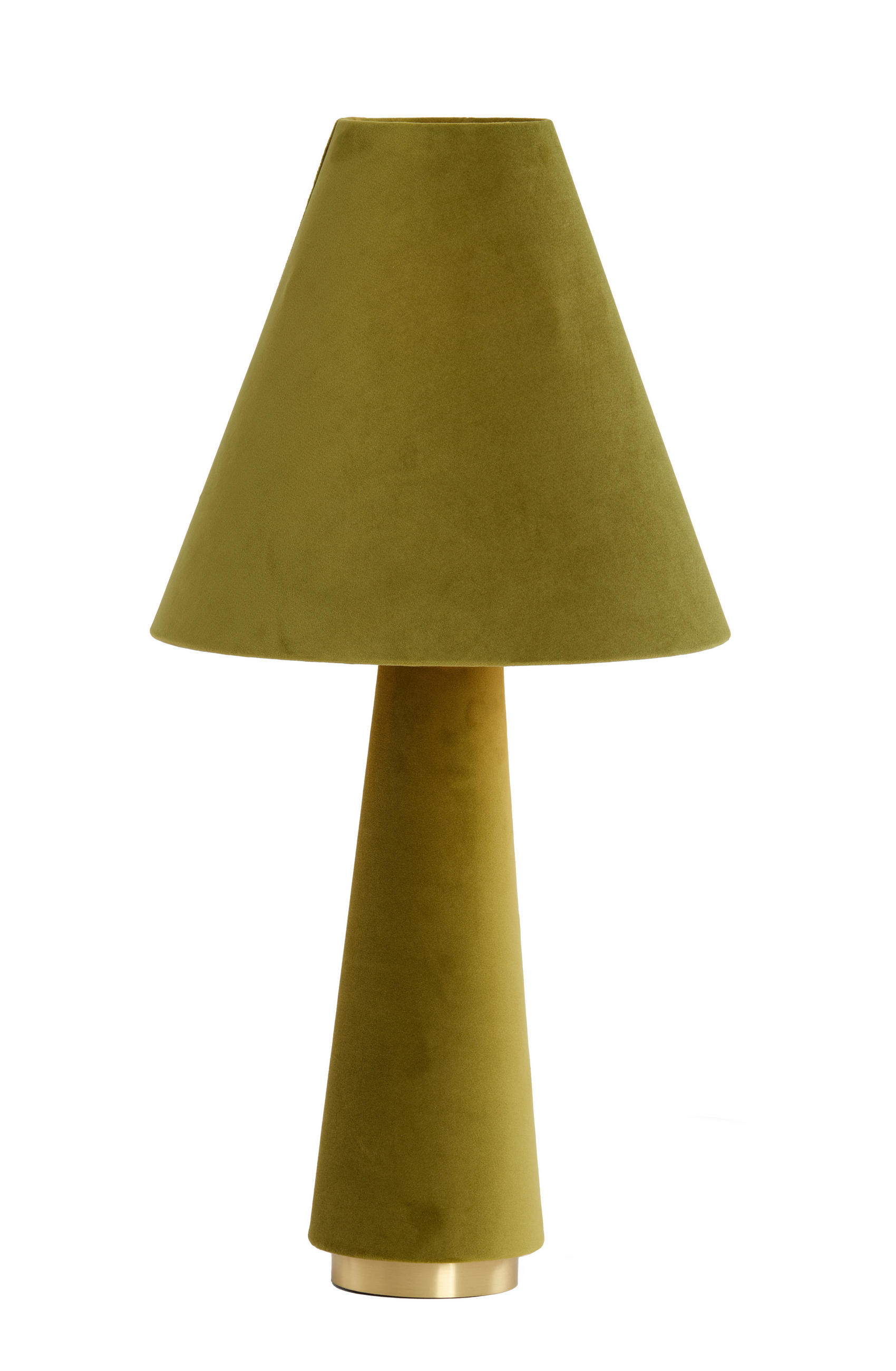 TISCHLAMPE Devia Grün Ø30/61 cm - Grün, Textil (30/30/62.5cm) - Light & Living