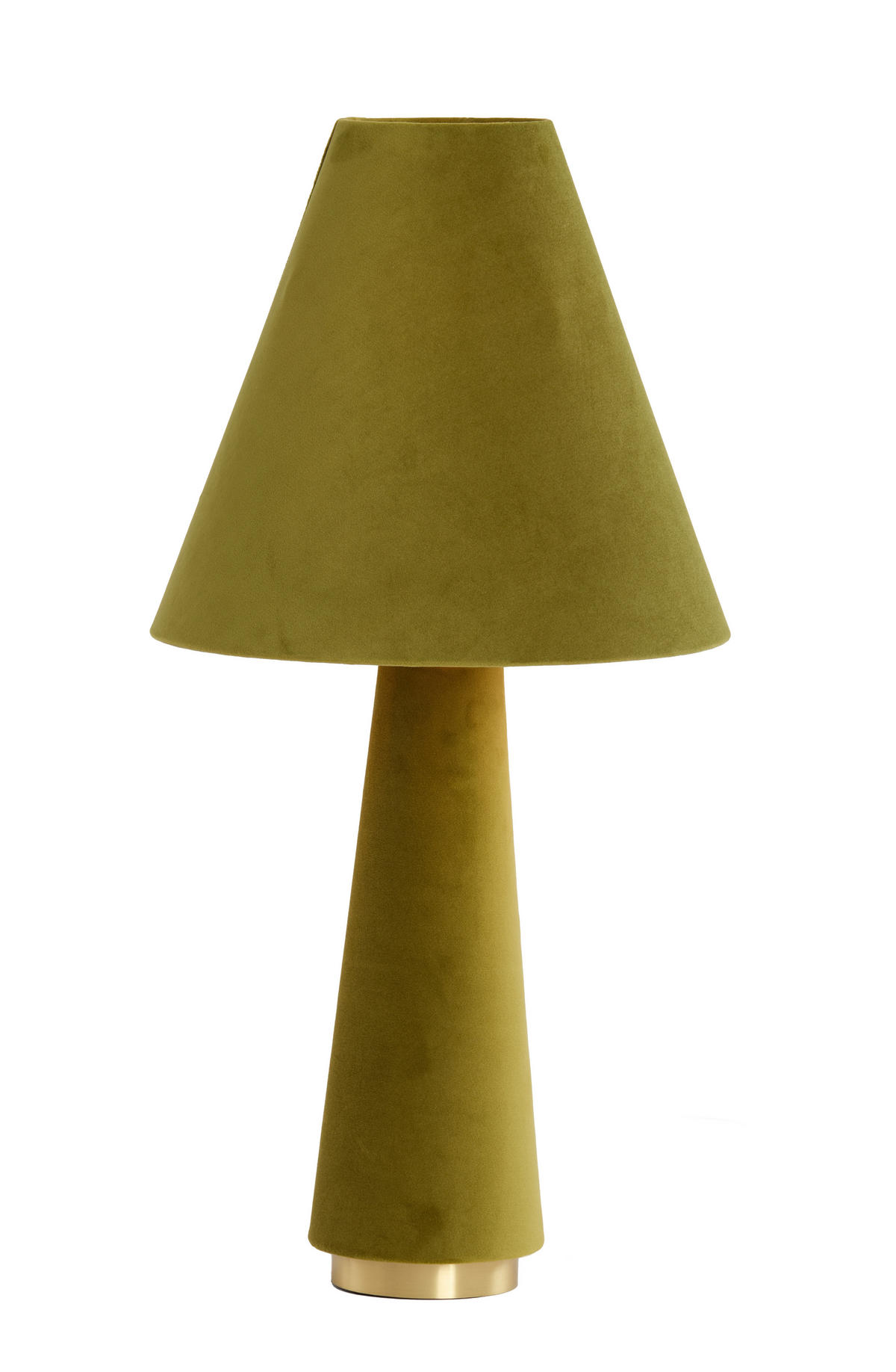 TISCHLAMPE Devia Grün Ø30/61 cm - Grün, Textil (30/30/62.5cm) - Light & Living